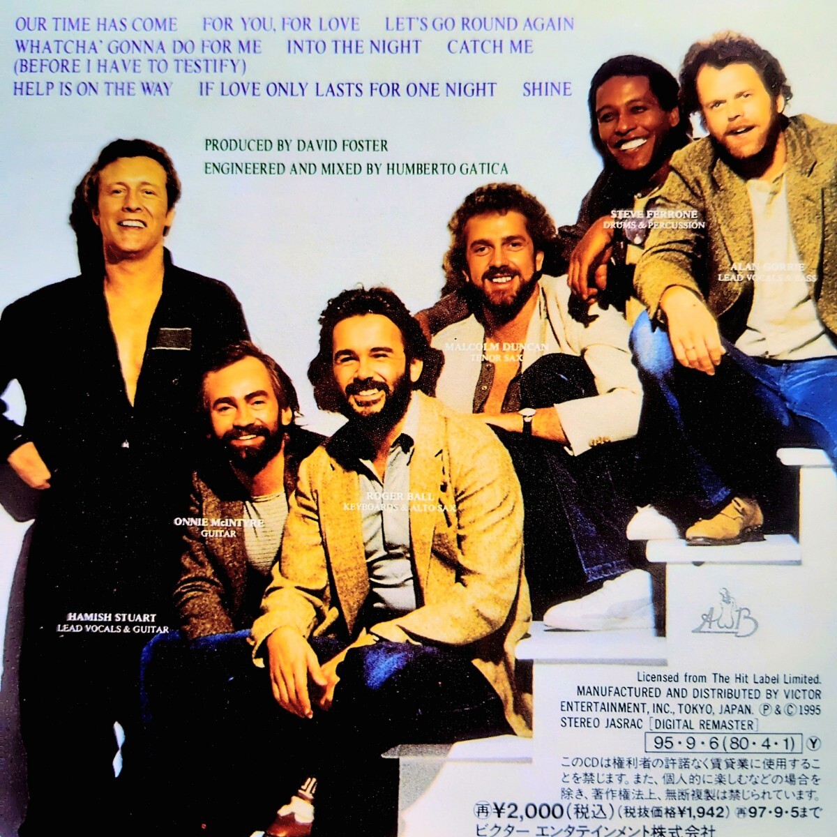 国内盤 アヴェレージ・ホワイト・バンド 2CD Feel No Fret … And More & Shine Average White Band AWB_画像4