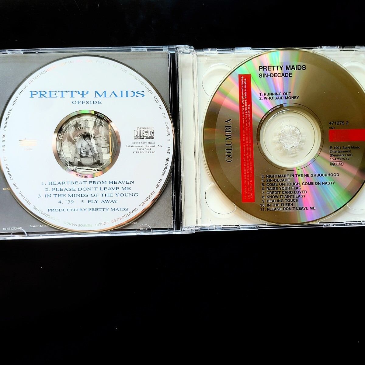 プリティ・メイズ 2CD シン・ディケイド ＆ オフサイド Pretty Maids Sin-Decade & Offside_画像2