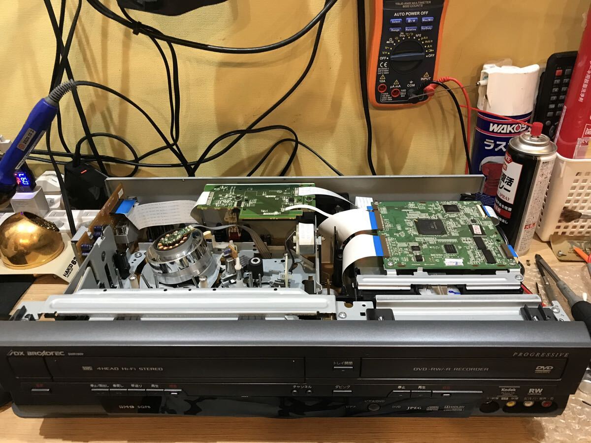 ☆ほぼ新品☆フルメンテナンス品 DXアンテナ DXR160V☆VHS-DVDダビングデッキ☆ダビング動(dòng)作確認(rèn)済み☆ダビングデッキの最高峰☆最高品質(zhì)☆