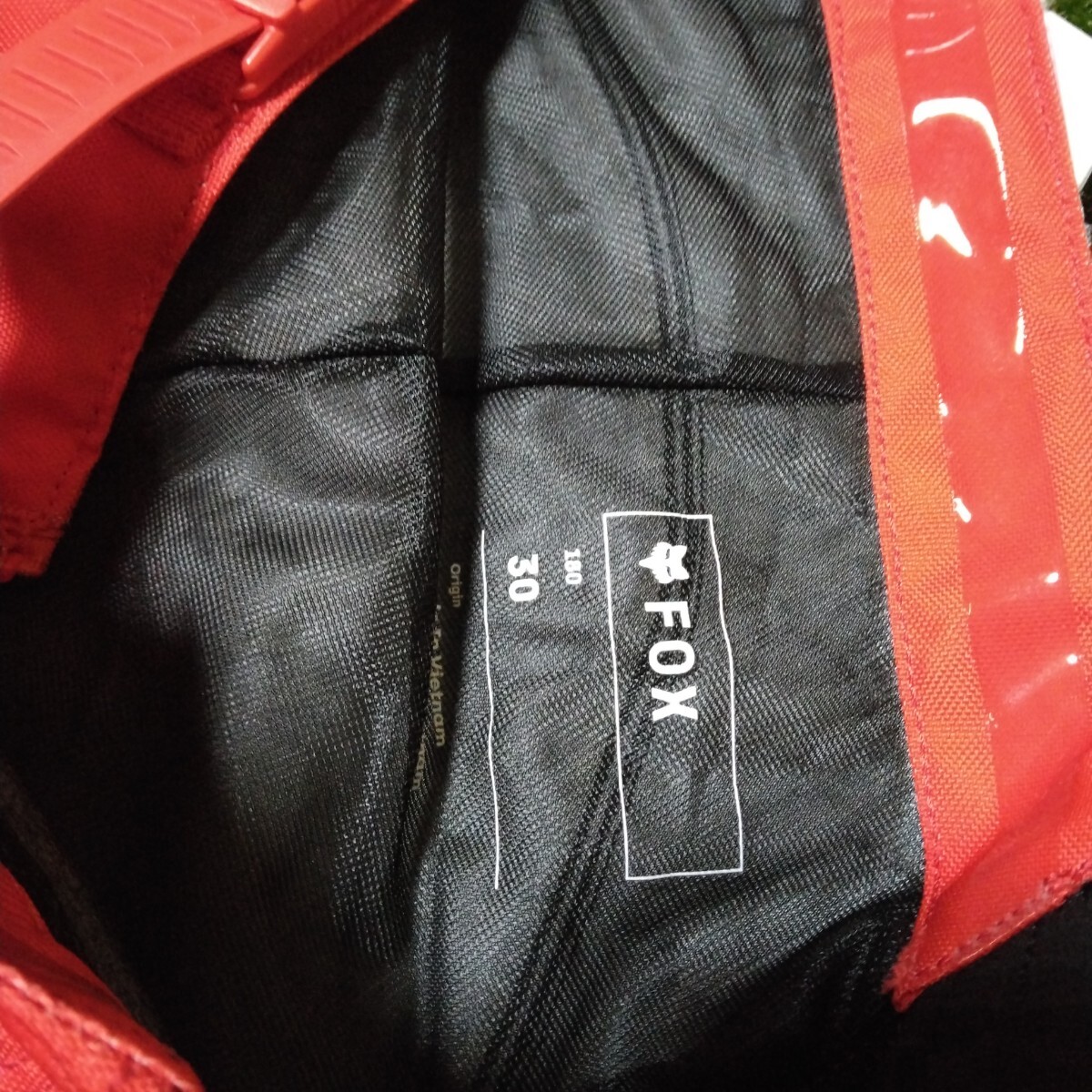 FOXRACING 180ニトロ パンツサイズ30試着のみ FOXRACING 180ジャージサイズL 試着のみ     FOXRACING グローブ(2組) 使用済み_画像4