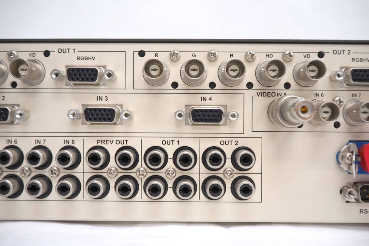 IMAGENICS★イメージニクス【 MS-802 】8入力2出力 マルチシグナル マトリックススイッチャー 映像機器 切替器 WXGA_画像9