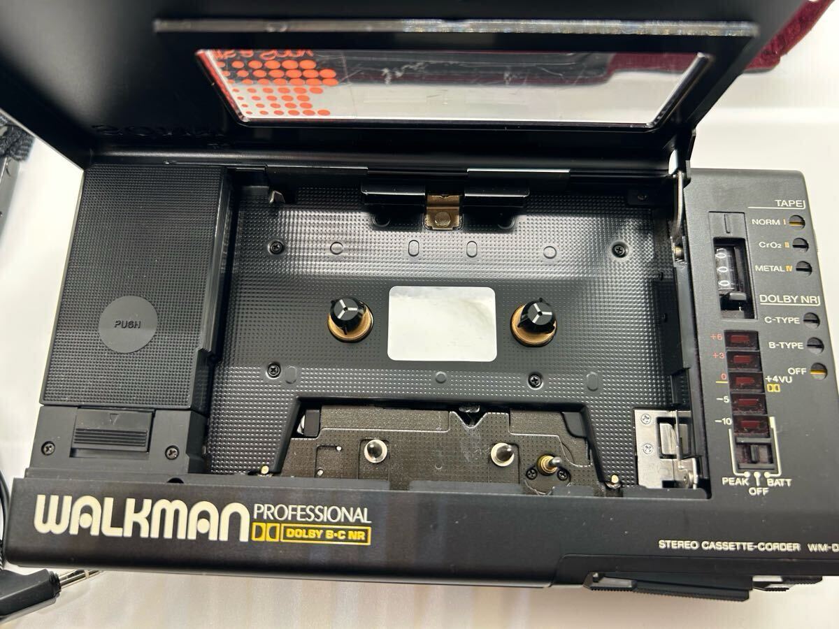 ウォークマン　SONY WALKMAN PROFESSIONAL WM-D6C カセットレコーダー ソニー カセットウォークマン ステレオカセットコーダー 稼動(dòng)品