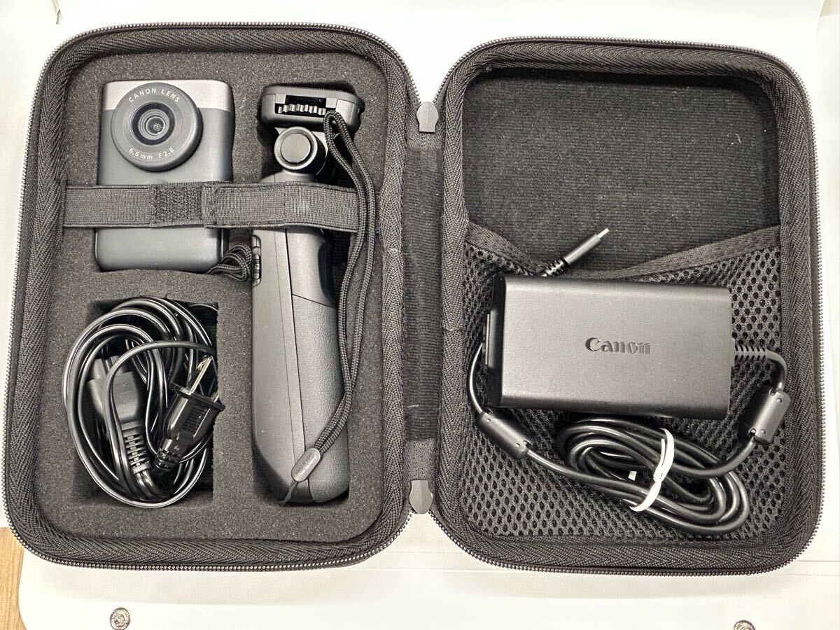 Canon Vlogカメラ PowerShot V10 シルバー PSV10SL 収納ケース付