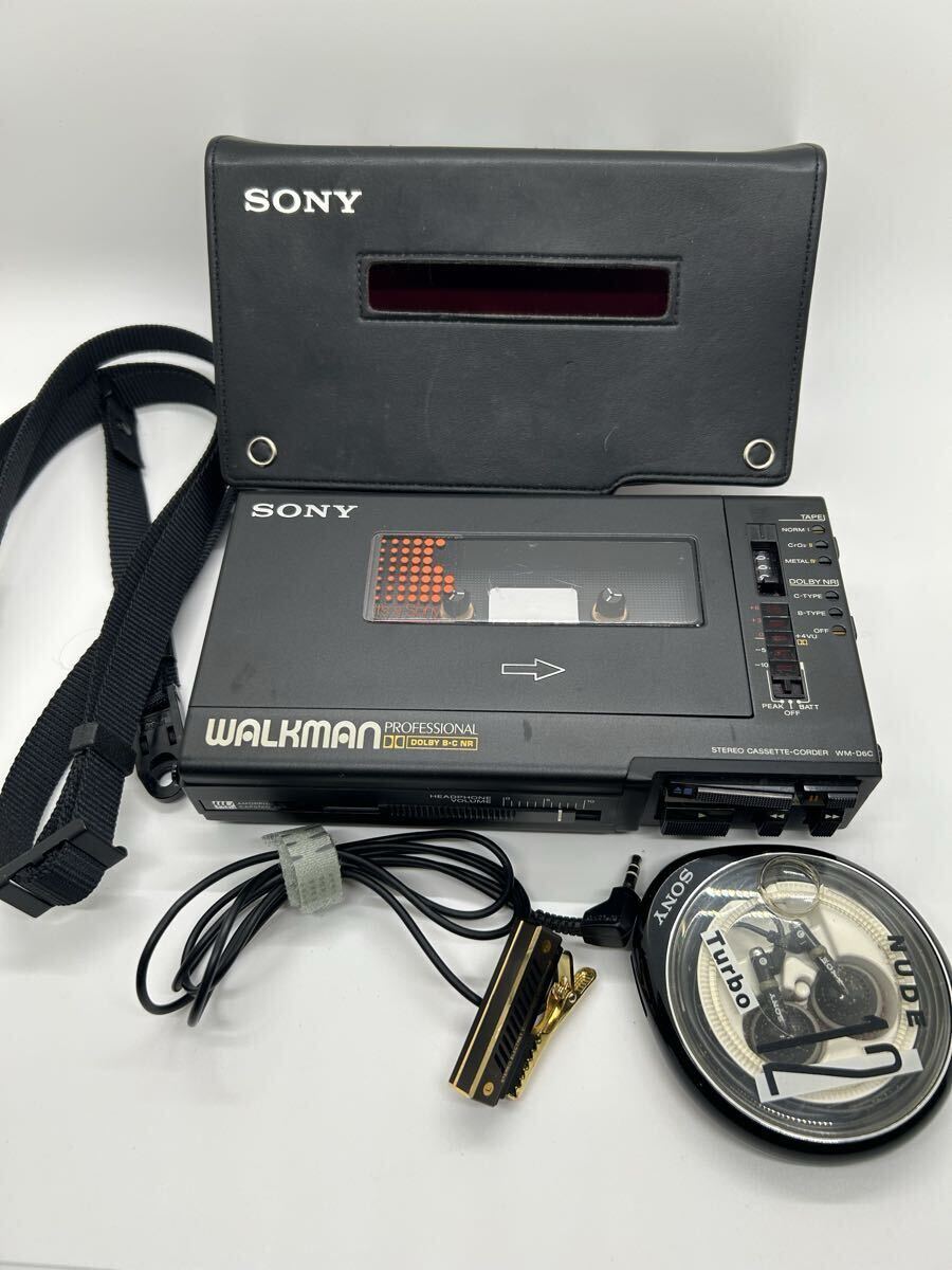 ウォークマン　SONY WALKMAN PROFESSIONAL WM-D6C カセットレコーダー ソニー カセットウォークマン ステレオカセットコーダー 稼動(dòng)品