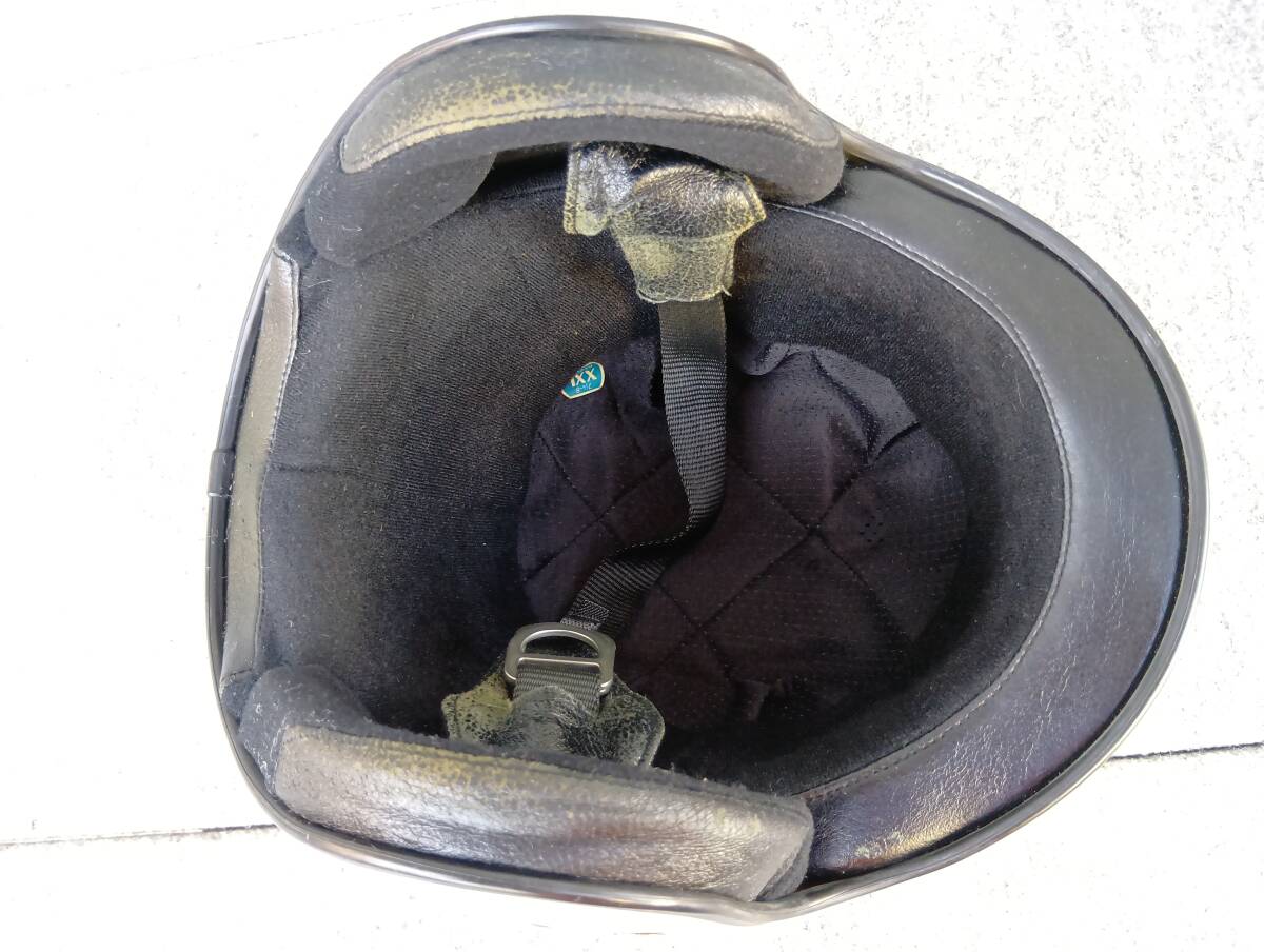 ★ジャンク SHOEI SR-FREEDOM XXL フリーダム ジェット タイプ オープンフェイス ヘルメット ライトシルバー JET HELMET LIGHT SILVER★