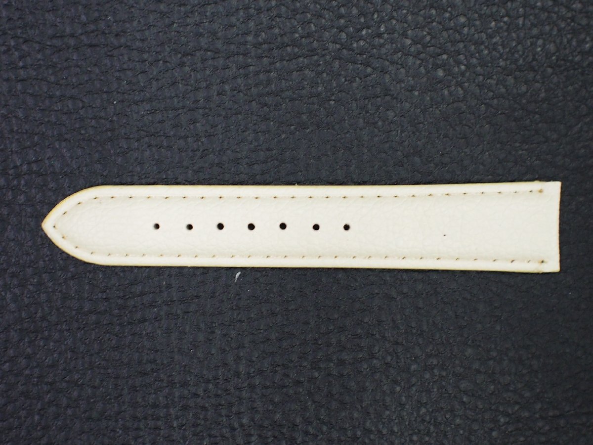  не использовался No-brand универсальный неиспользуемый товар SEIKO CITIZEN CASIO кожаный ремень кожзаменитель белый белый мужской ковер ширина : 20mm управление No.37450