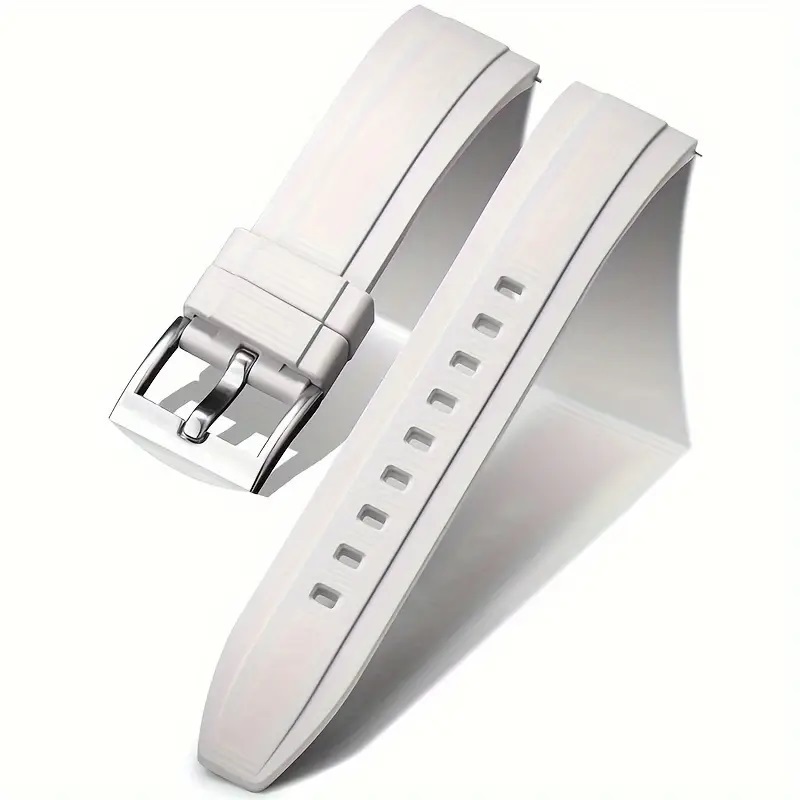 новый товар для часов часы ремень Raver напульсник soft силикон резиновый spring палка приложен цвет : белый установка : ширина : 20mm управление No.37225