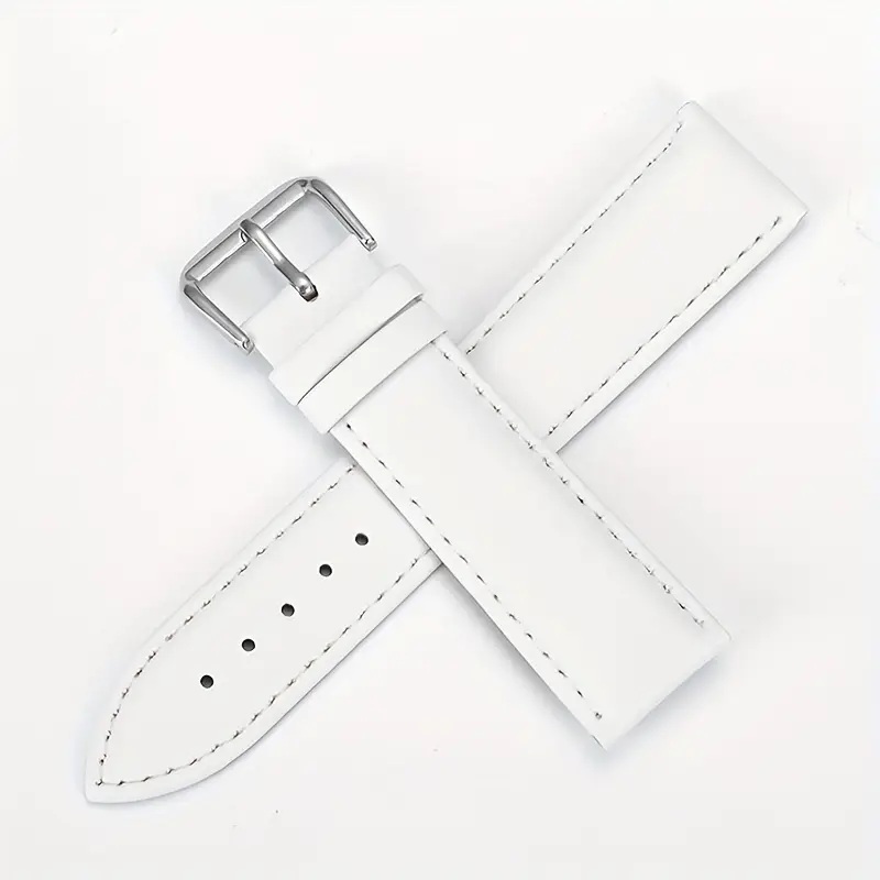  новый товар для часов частота кожаный ремень часы частота машина fs gold натуральная кожа Genuine leather печать цвет : белый установка : ширина : 18mm управление No.43870
