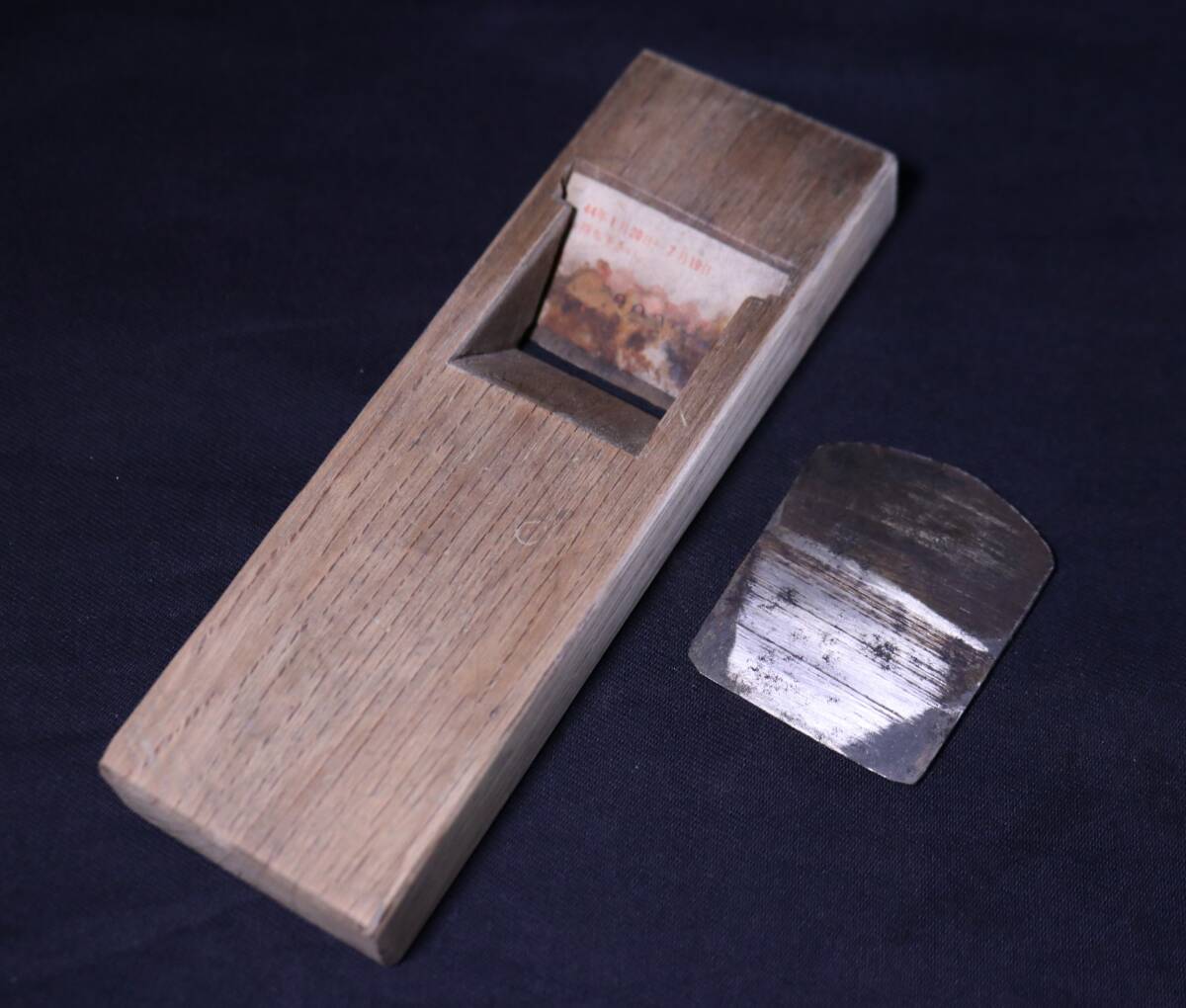 豆平鉋 (削り幅33mm位身幅39mm位) 小型 大工道具_画像5