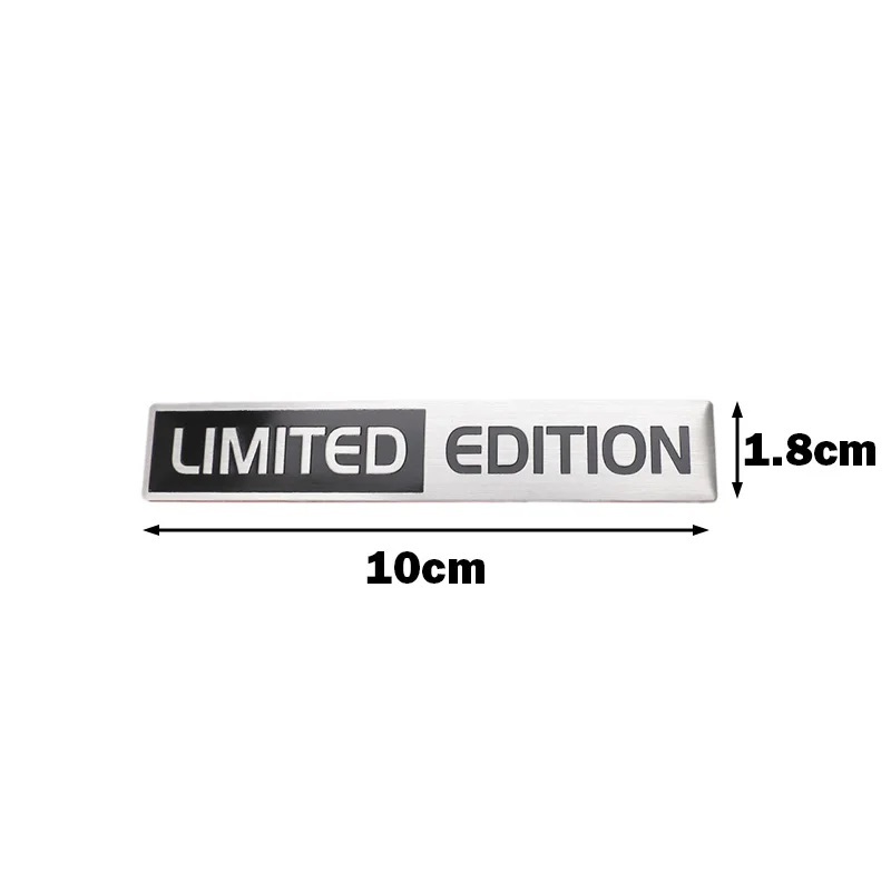 【ゆうパケット送料込】LIMITED EDITION(リミテッド エディション) エンブレムプレート タイプ1 アルミ製_画像2