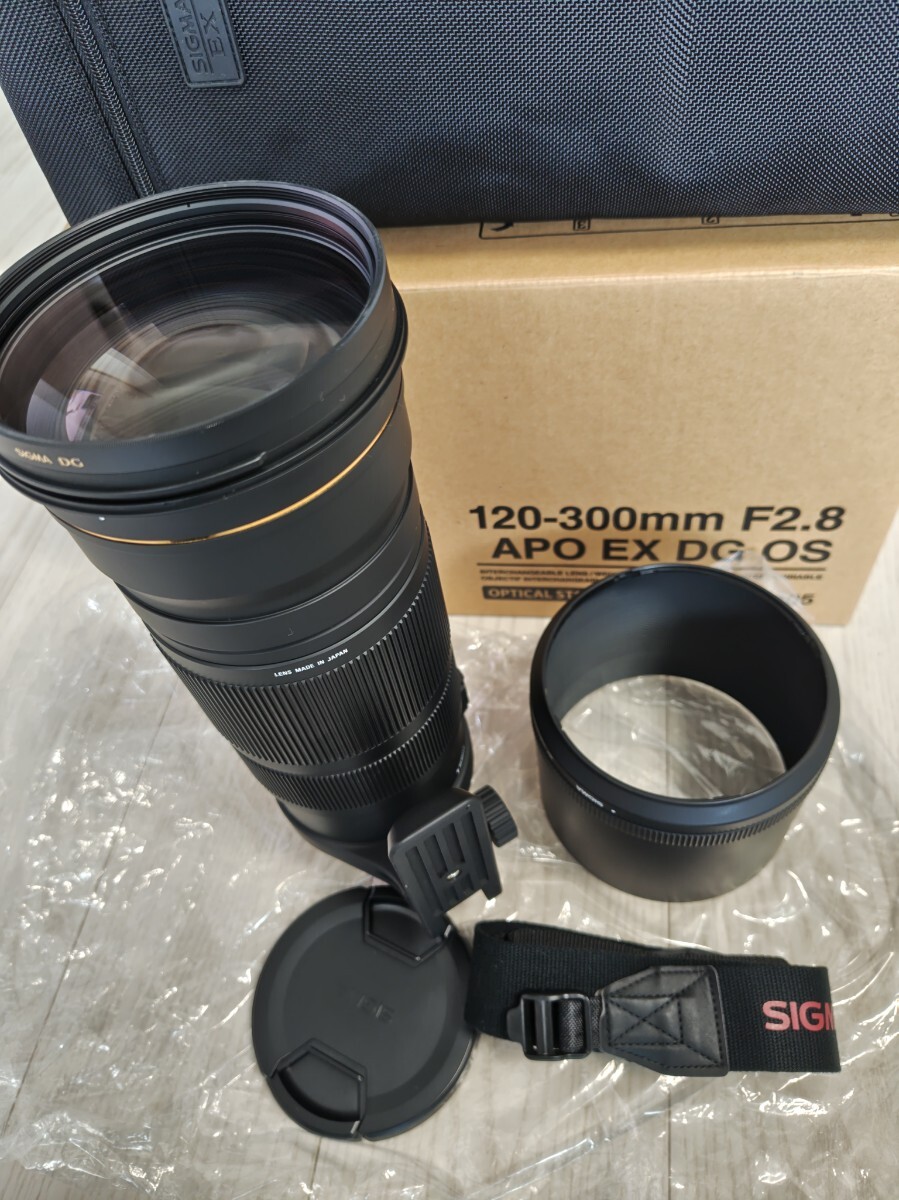 シグマ120-300 レンズF2.8APOEXDGOSマウントニコン用