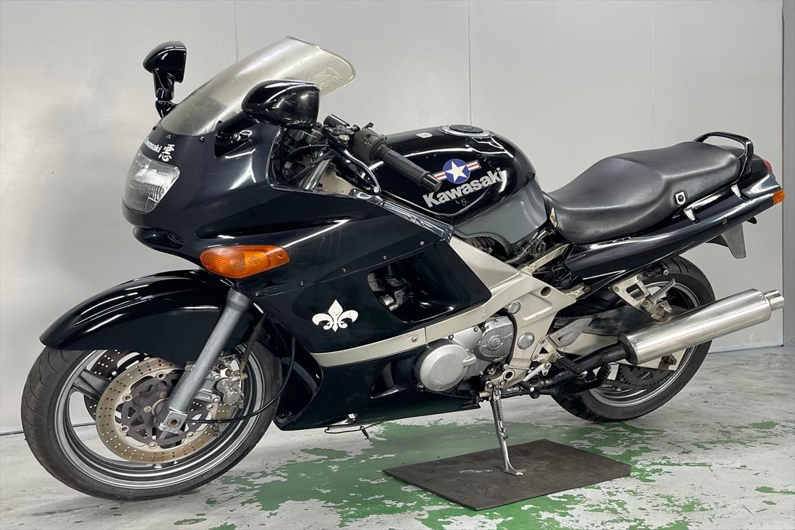 ZZ-R400 売り切り！１円スタート！エンジン好調(diào)！ZX400N！1994年！社外サイレンサー！Fブレーキマスター！全國配送！福岡佐賀 検）ZZR400