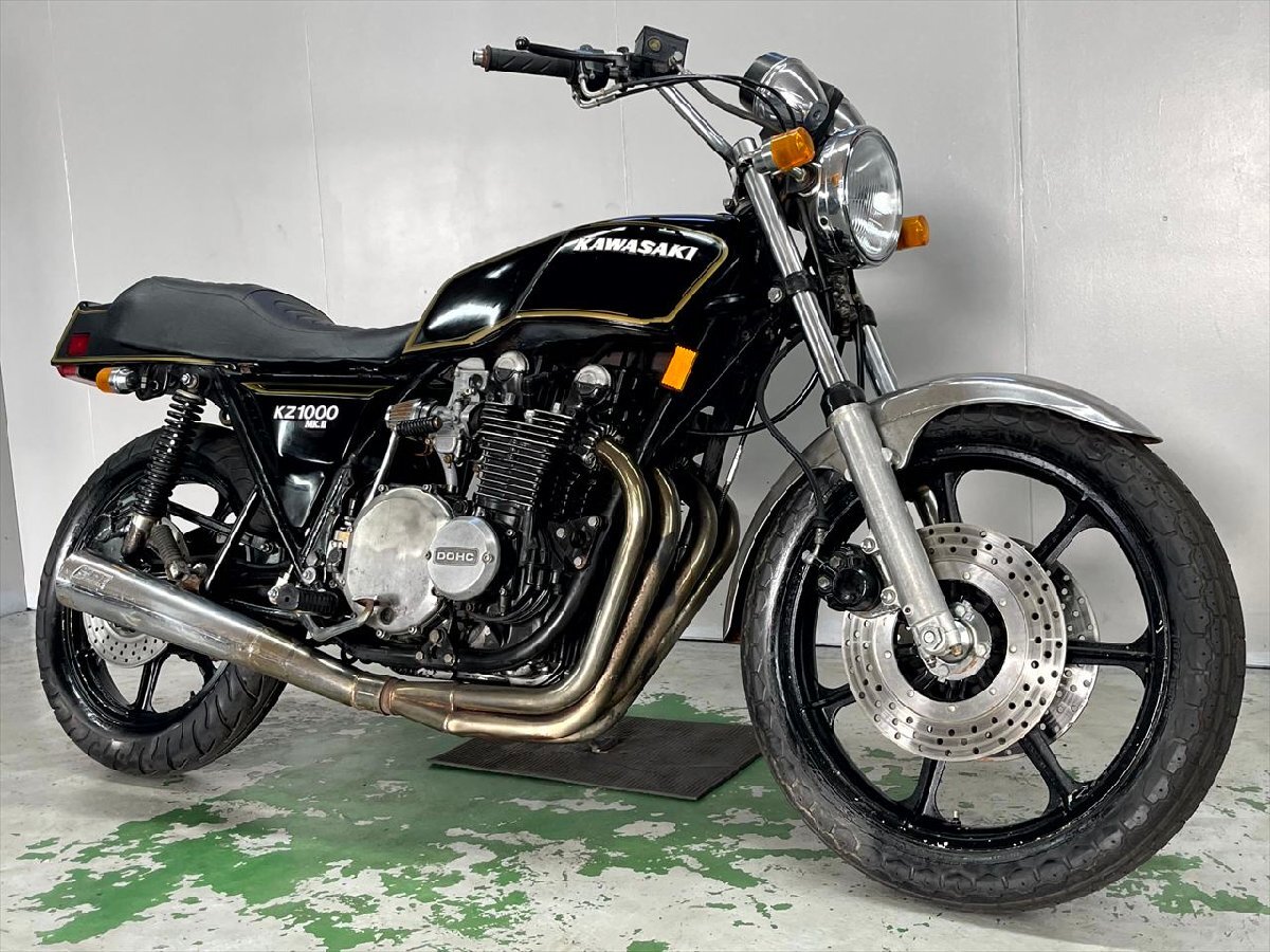 Z1000LTD 売り切り！１円スタート！エンジン好調(diào)！KZT00B！1977年！Mk2仕様！バンス管！パワーフィルター！シート！全國配送！福岡佐賀