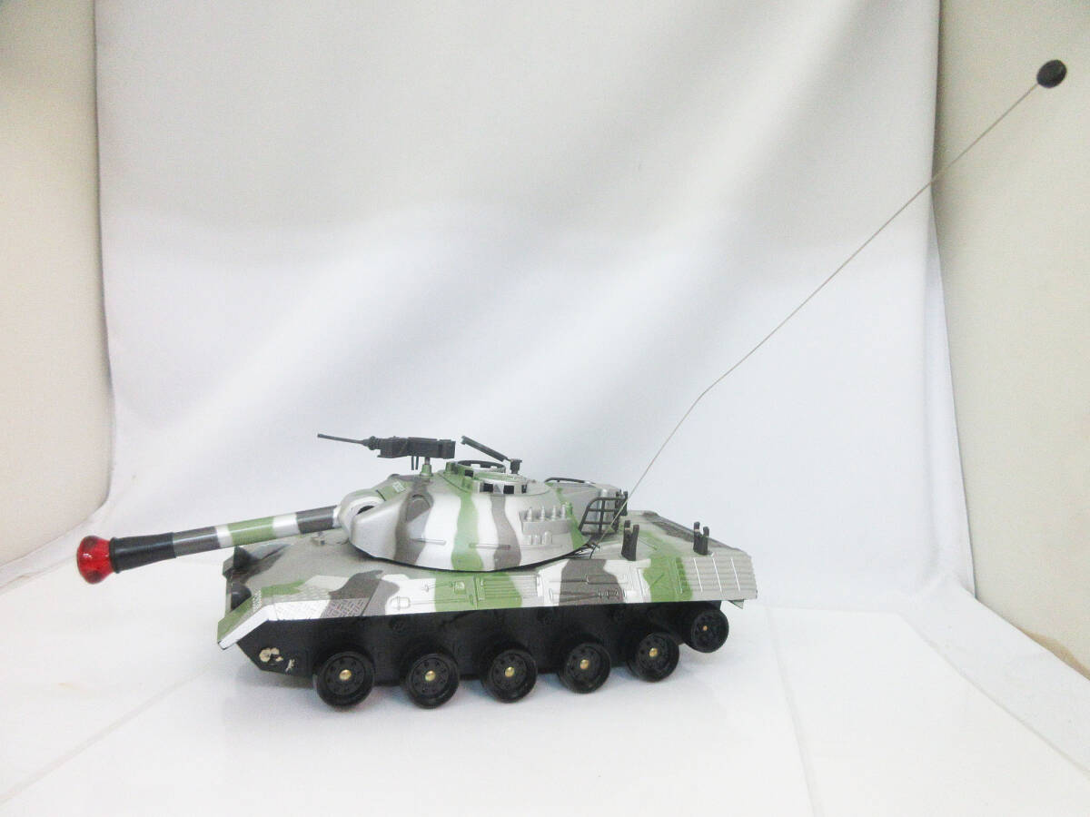SH(H798)【ラジコン】Asahi コマンドタンク/RC-90140 戦車 ミリタリー★34×15×H14cm★本体のみ★動作未確認★
