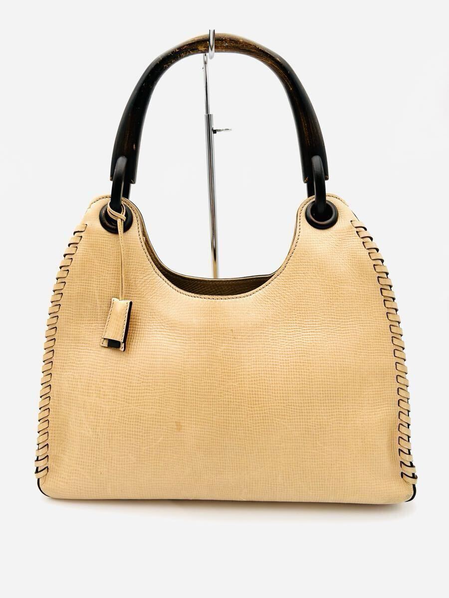 GUCCI ハンドバッグ グッチ トートバッグ ウッドハンドル オールドグッチ