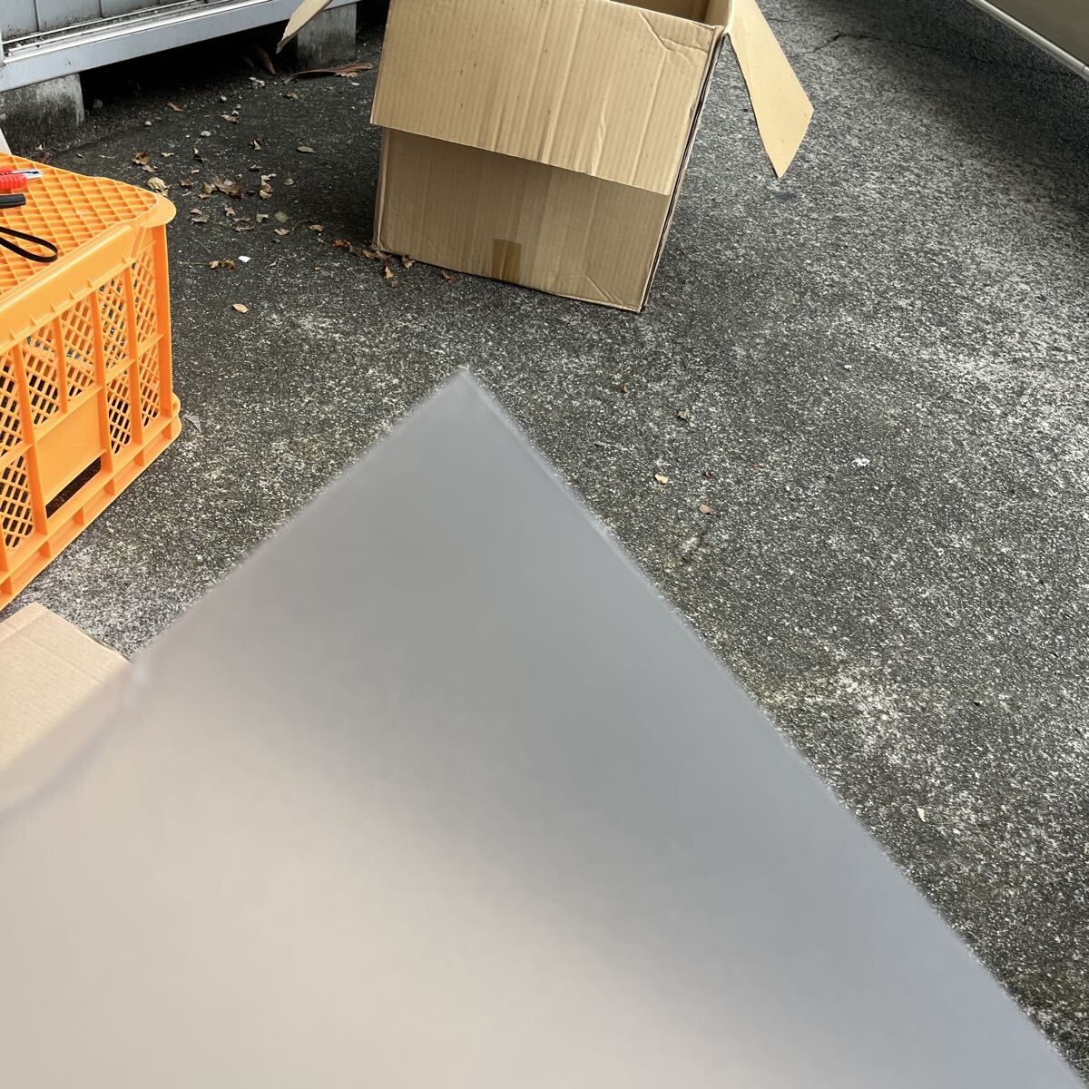 アクリルより強いポリカーボネート板 クリアマット J-464 440×4545厚1.8ミリ_画像3