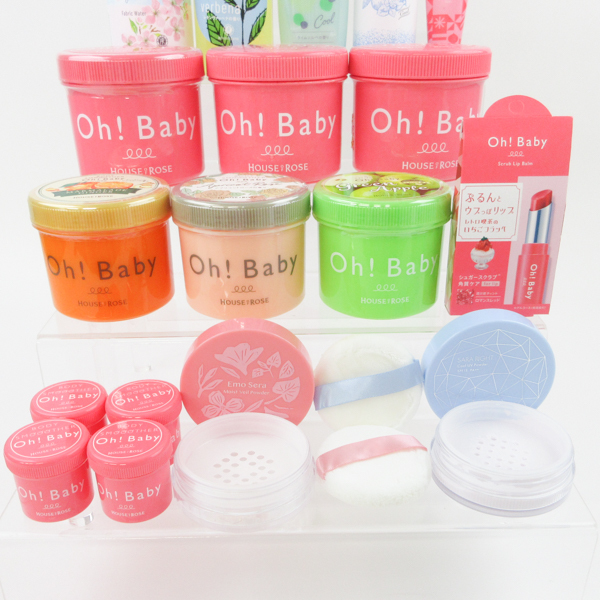 ハウス オブ ローゼ フェイスパウダー 化粧水 パック ボディスクラブ ソープ ハンドクリーム リップバーム 等17點(diǎn)セット MC923