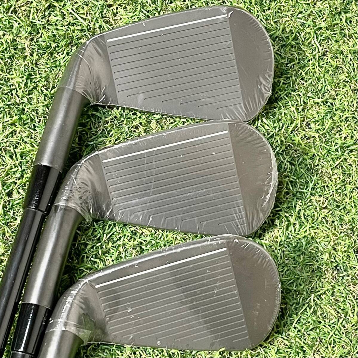 【新品！保証書付き！】 kasco DI-122 ATTAS裝著 キャスコ ドルフィンアイアン ブラック アイアンセット メンズ 6本 右 送料無料