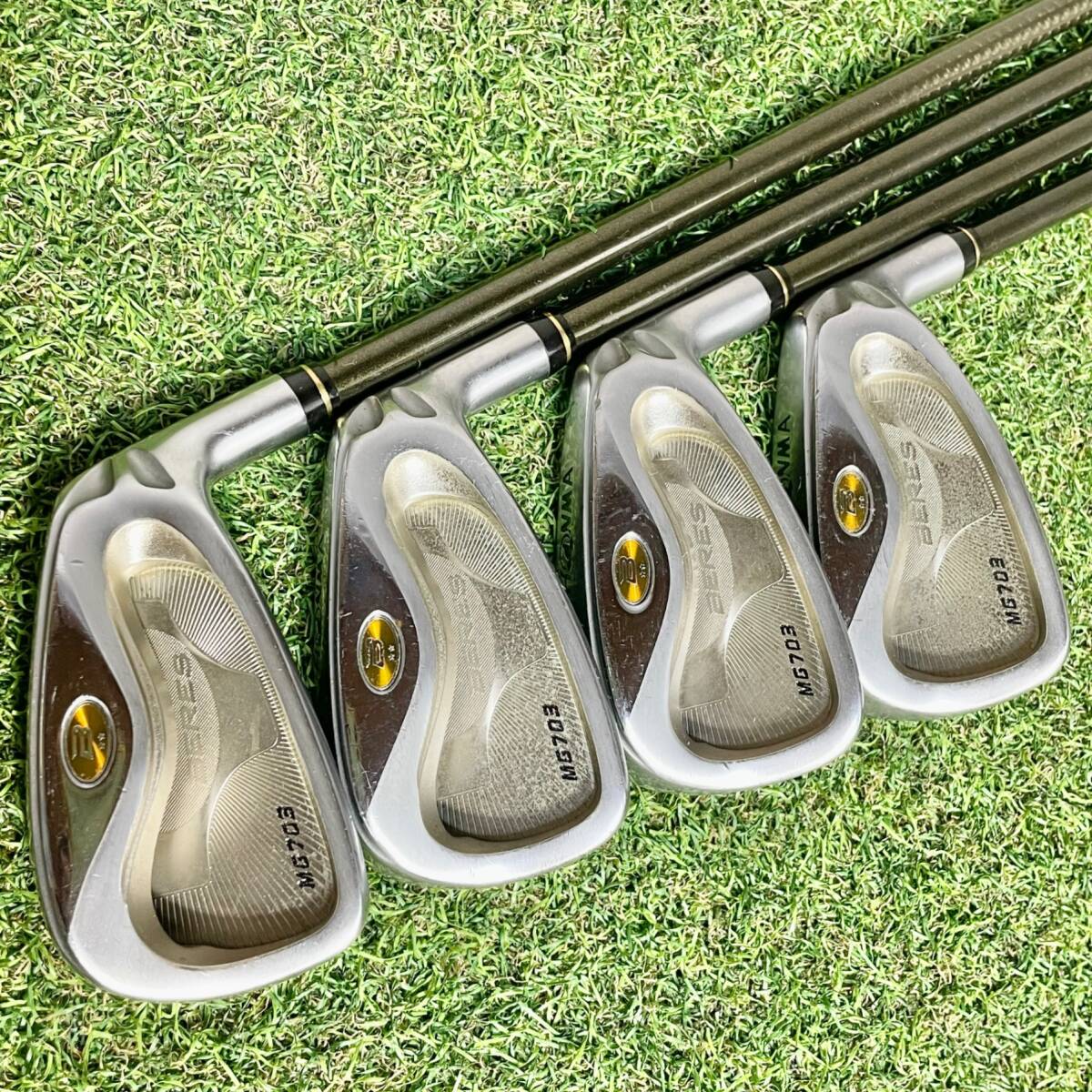 HONMA BERES ホンマ ベレス MG703 2S アイアンセット 4本 メンズ R 右 本間ゴルフ 最高級モデル アーマック 2星 送料無料