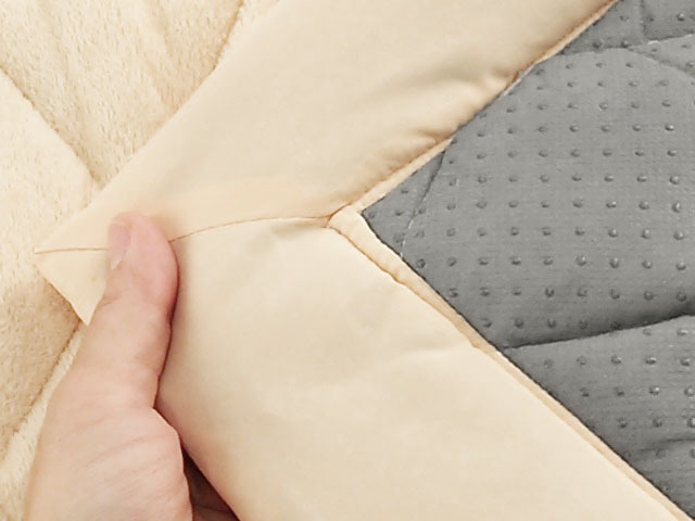  стеганый ковер полотенце ткань таблица сторона хлопок 100% электроковер покрытие OK 2.9 татами 185x240cm слоновая кость 