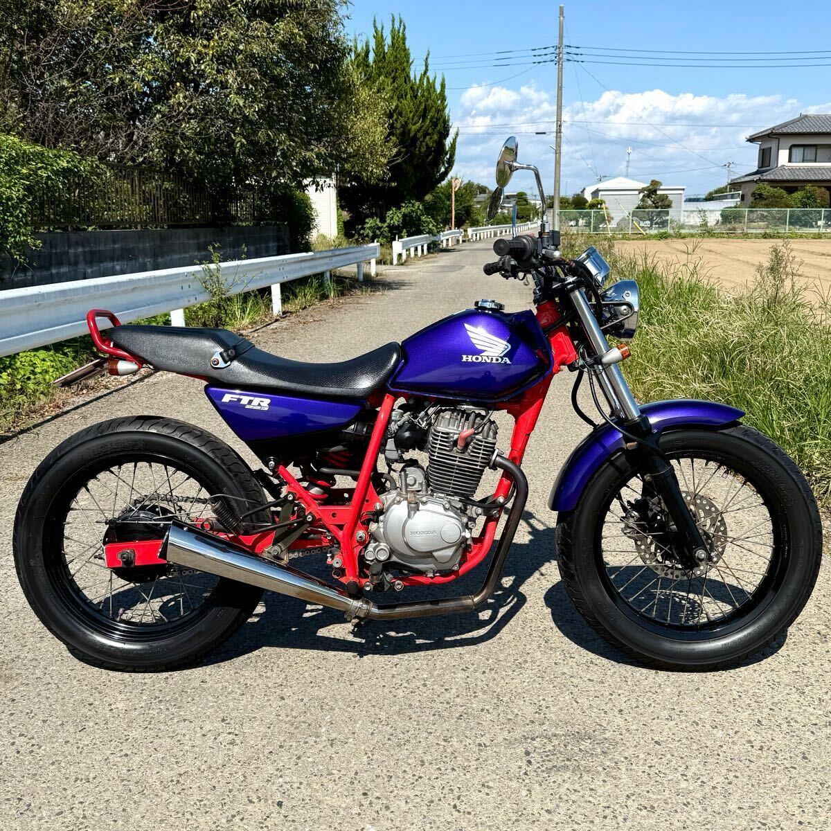 FTR223 書類付 MC34 現(xiàn)狀 ベース 部品 ホンダ 検)CB CBX CBR VT TW TR SRV FZ GSX エストレヤ ブロンコ トリッカー グラストラッカー