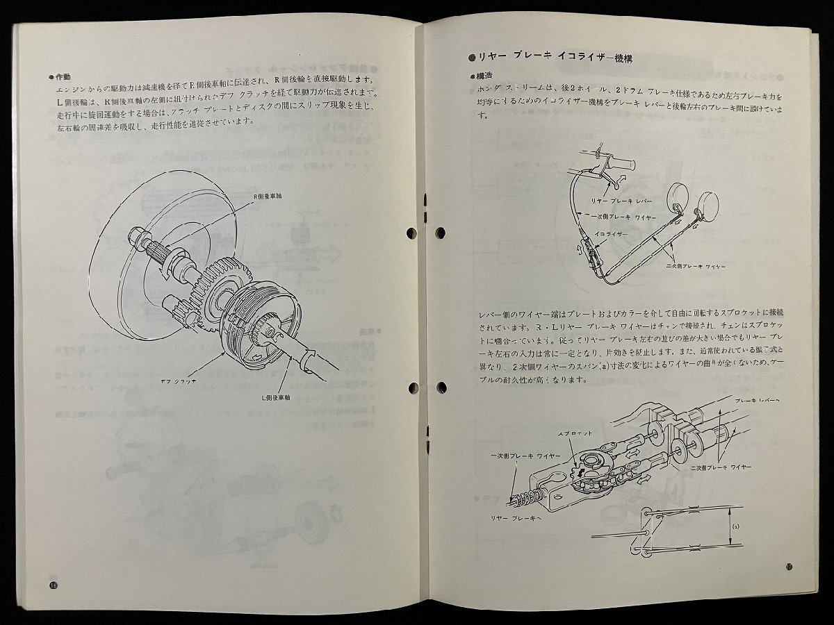 g** Honda Stream TB07 сервис гид Showa 56 год мотоцикл Honda научно-исследовательский институт промышленность /A01-72