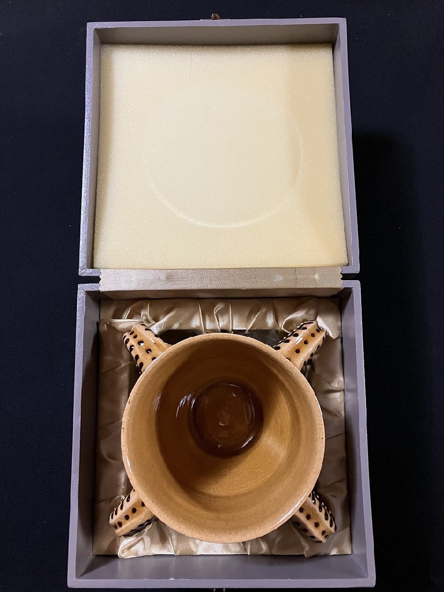 g*10 SLIPWARE slip одежда John Hudson ENGLISH SLIPWARE TYG жираф Via кружка коллекция керамика с ящиком /B вне 