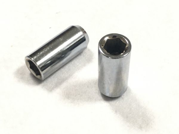送料無料 M12×P1.25 銀 20個 シルバー 盗難防止 内６角ロングナット スチールナット ラグ ホイールナット スチール製 スズキ 日産 スバル_画像2