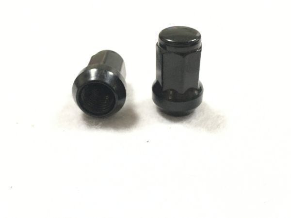 P1.5 24本 盗難防止7角 BLACK 安心スチール製 ホイールナット 20本 ハイエース ヘプタゴンナット ブラック スチールナット 車 ナット 黒_画像2