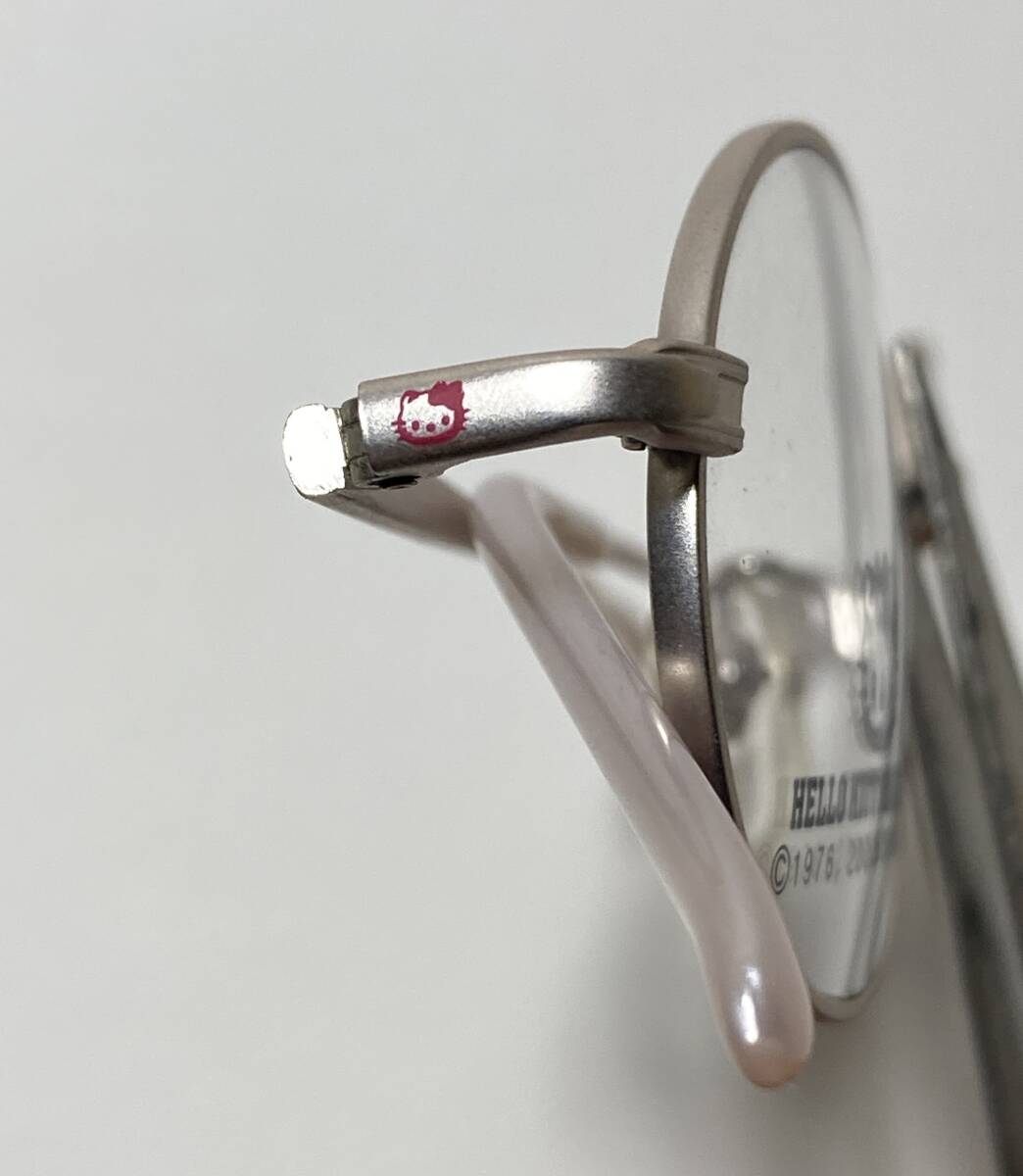 iヌヌア時(shí)計(jì)店07/ HELLOW KITTY LEAGUERS メガネフレーム ハローキティ 2000 レトロ 未使用 長(zhǎng)期保管品 現(xiàn)狀品