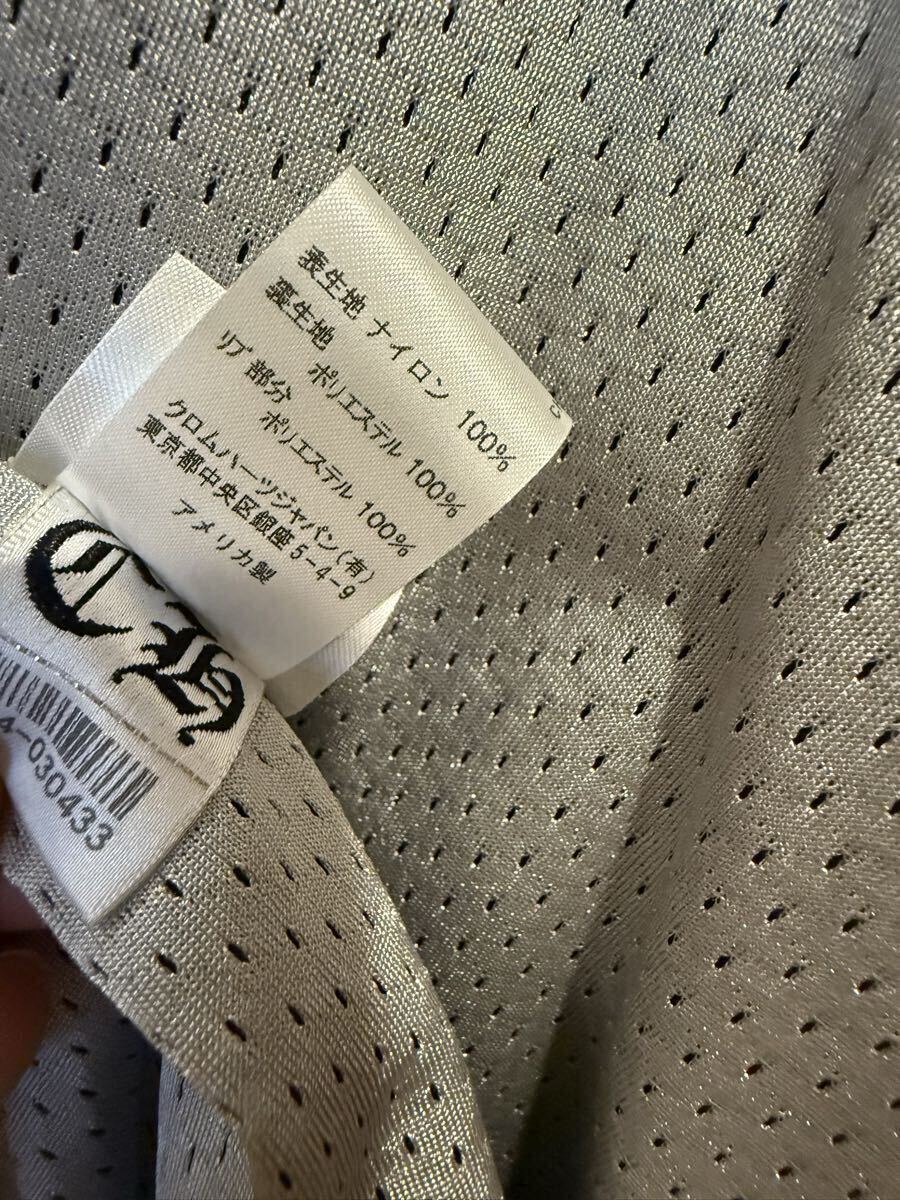 ラスト【新古品】最終値下 クロムハーツ chrome hearts タンクトップ L メッシュ リバーシブル MESH WARM UP JERSEY CHロゴプリント_画像7