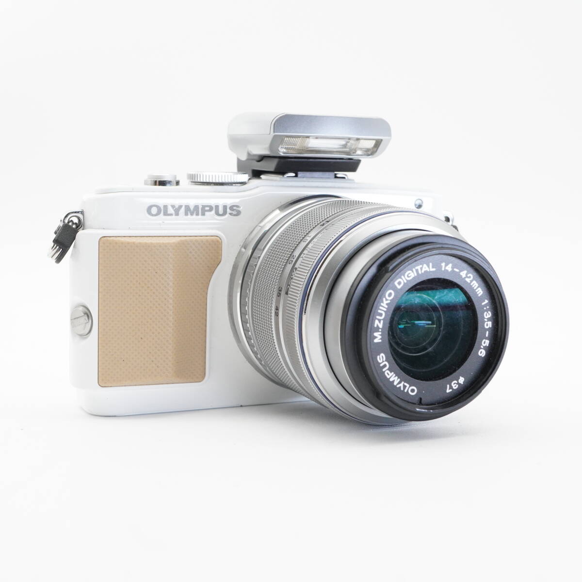 訳あり美品 OLYMPUS オリンパス PEN Lite E-PL5 ホワイト BFY508023 / M.ZUIKO DIGITAL 14-42mm F3.5-5.6 ⅡR レンズキット #AA6797
