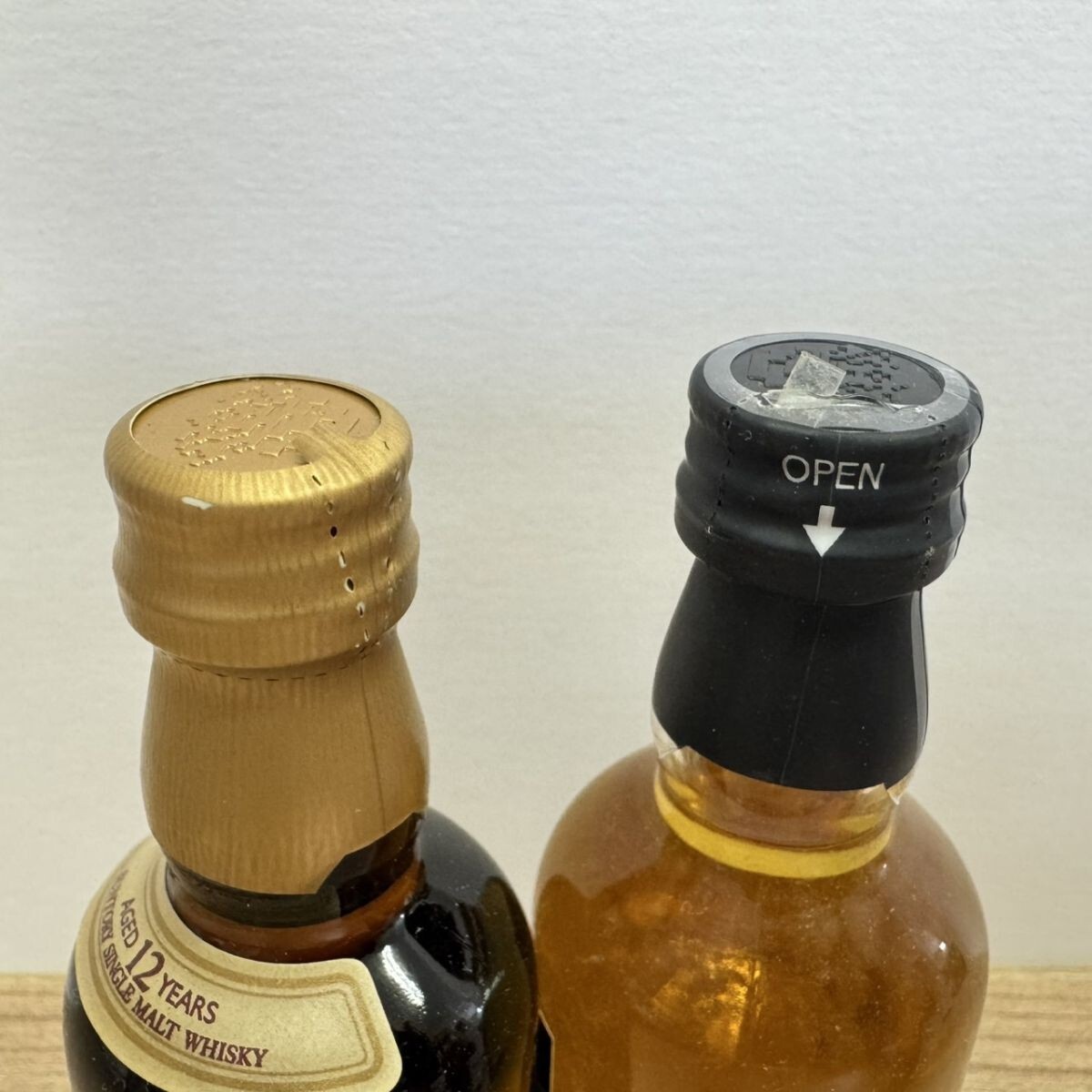 D113-UT1-183 【未開栓】ウイスキー ミニボトル4本セット 山崎12年 北杜12年 MACALLAN12年 BOWMORE12年 50ml アルコール 酒 TC