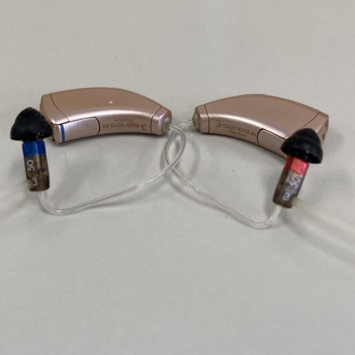 E315-CH19-877 ◎ Starkey スターキー 耳かけ型補(bǔ)聴器 Xシリーズ耳かけ型 3 series 20 両耳 箱付き 補(bǔ)聴器 TE