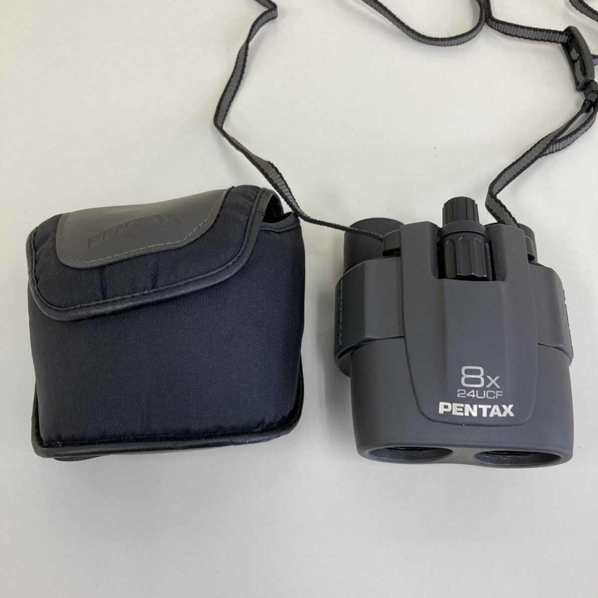 E327-I76-284 PENTAX ペンタックス 雙眼鏡 8×24UCF 8×24 7.5°164079 ブラックカラー ケース付き コンパクト TE