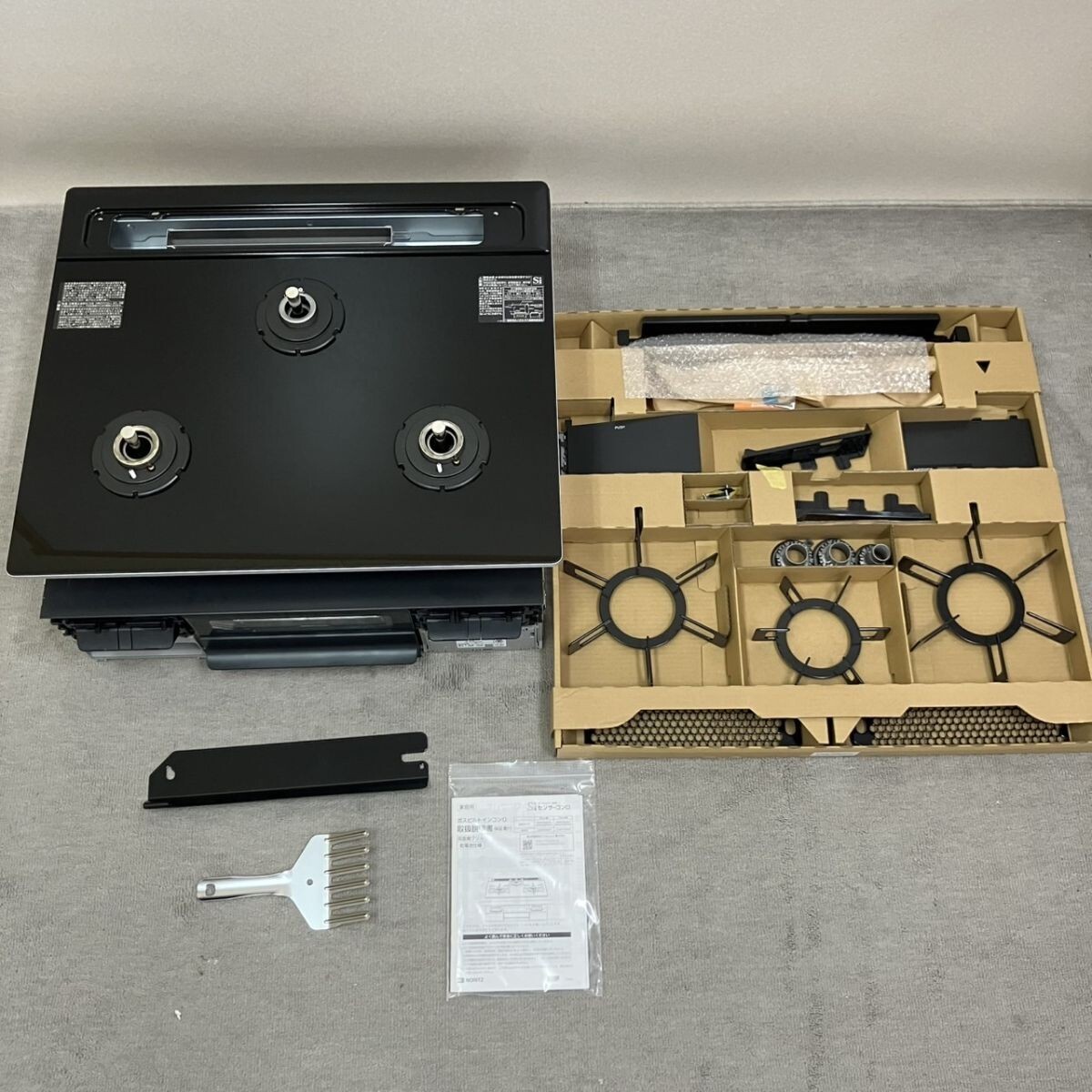 D441-M33-330 ガスビルトインコンロ C3WV6RWT LPガス用 ノーリツ 生活家電 コンロ センサーコンロ 付屬品あり 家庭用 TA