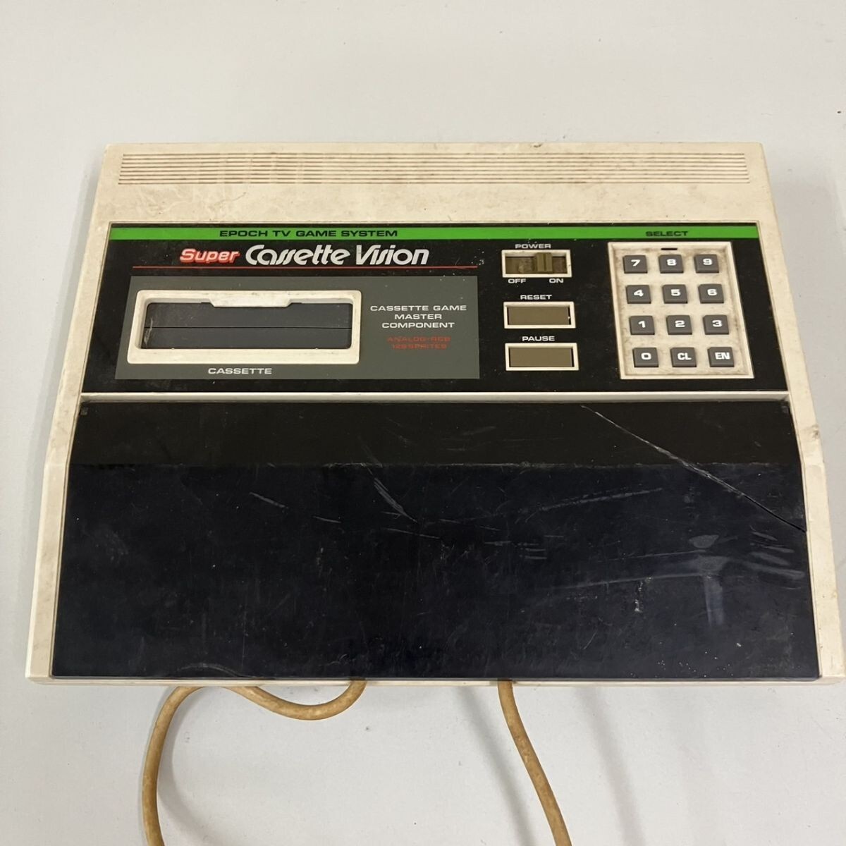 G440-M29-1590 スーパーカセットビジョン 家庭用ゲーム機 スパカセ エポック社 ゲーム ゲーム機本體 昭和レトロ コレクション TA