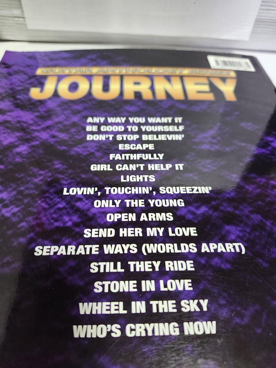 ☆良好◆ジャーニー アンソロジー/JOURNEY GUITAR ANTHOLOGY SERIES/ギタースコア/楽譜/タブ/16曲/洋書☆絶版☆即日発送可能☆送料無料_画像2