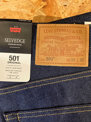 ★LEVI'S ORIGINAL SELVEDGE 501 / W30 L32 