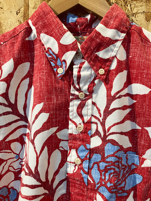 ★'90 VINTAGE REYN SPOONER /プルオーバーシャツ /SIZE.M_画像5