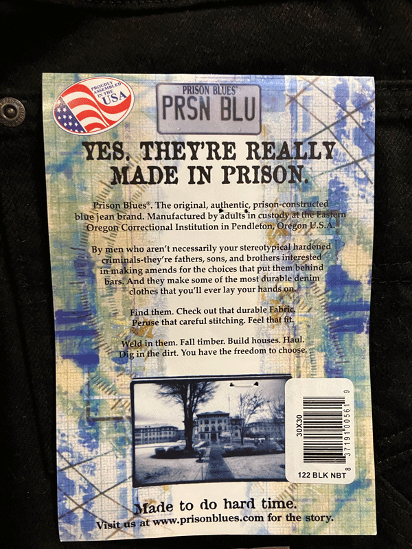 ★PRISON BLUES UTILITY PANTS(30/30)/MADE IN U.S.A._画像9