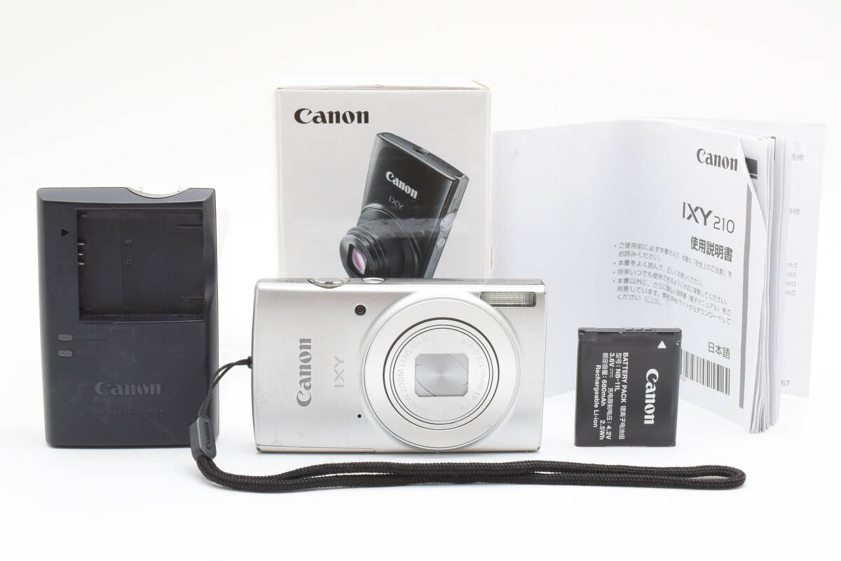 ★☆動(dòng)作問(wèn)題なし！】 #2608896 Canon IXY210 シルバー コンパクトデジタルカメラ☆★