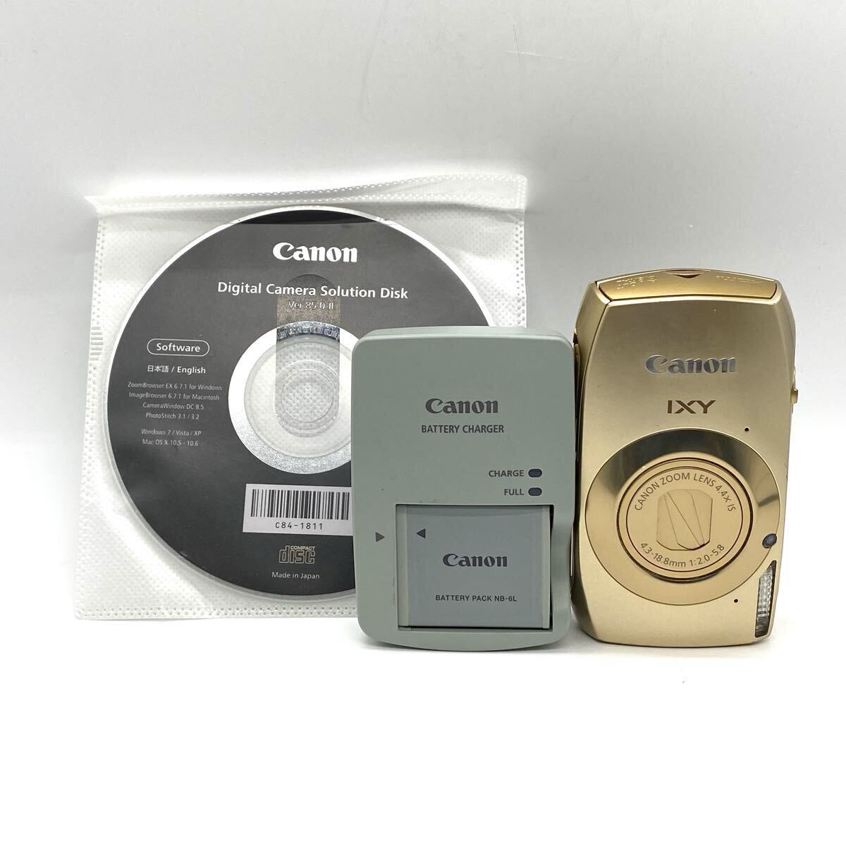 【9Y20】 1円スタート Canon IXY 315 FULL HD PC1584 4.3-18.8mm1:2.0-5.8 キヤノン キャノン イクシー デジタルカメラ デジカメ コンデジ