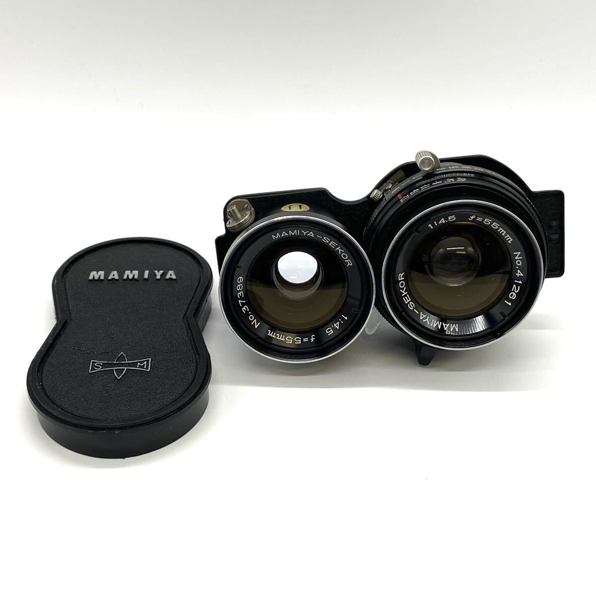 【9A10】1円スタート MAMIYA SEKOR LENS 55mm 1:4.5 f=55mm マミヤ セコール レンズ 二眼レフ カメラ　