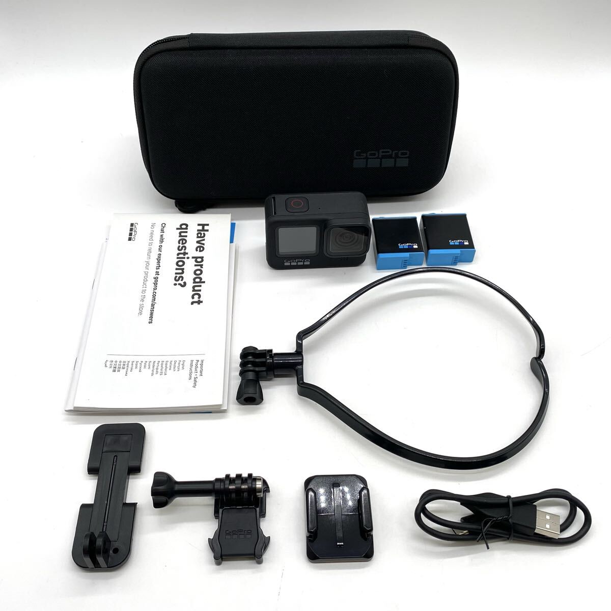 【9W6】1円スタート GoPro HERO9 SPBL1 CHDHX-901-FW ゴープロ カメラ アクションカメラ ウェアラブルカメラ 5K