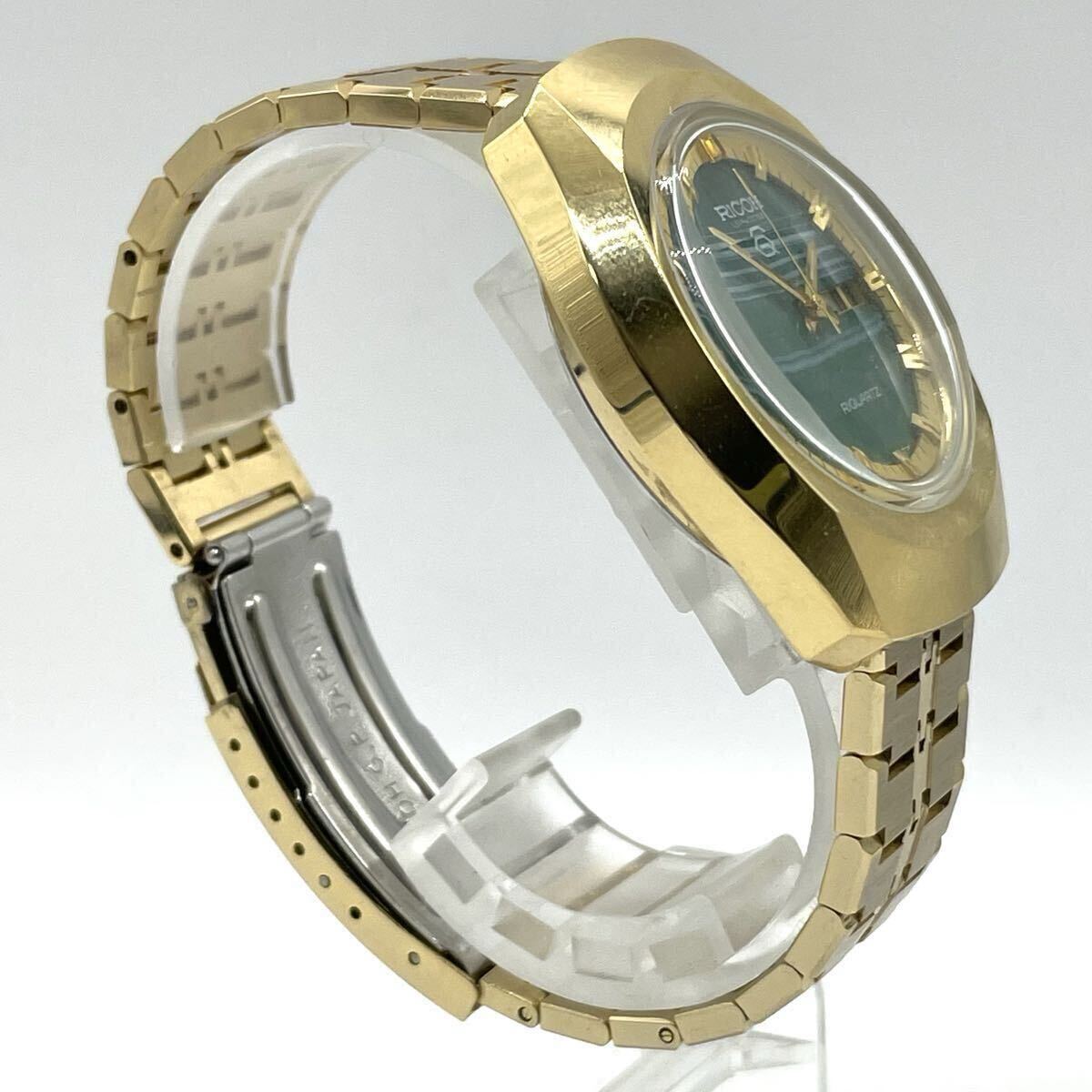 【9A25】1円スタート RICOH RIQUARTZ / 570011S リコー リクォーツ デイト カットガラス 腕時(shí)計(jì) 現(xiàn)狀稼働品