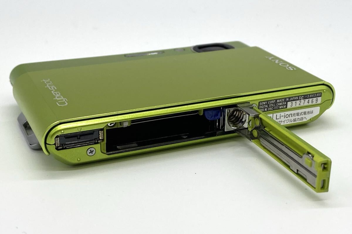 【9T37】 1円スタート SONY Cyber-Shot DSC-T77 ソニー デジタル サイバーショット デジタルカメラ デジカメ コンデジ グリーン