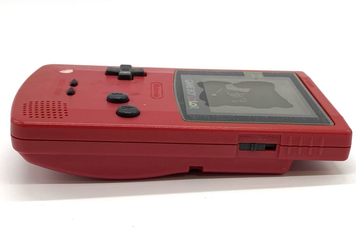 【9R14】 1円スタート Nintendo GAME BOY COLOR CGB-001 任天堂 ニンテンドー ゲームボーイ カラー 攜帯 ゲーム機 本體 ゲーム GB レッド