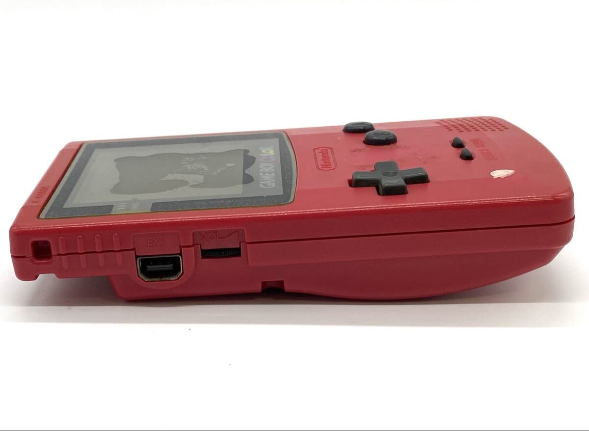 【9R14】 1円スタート Nintendo GAME BOY COLOR CGB-001 任天堂 ニンテンドー ゲームボーイ カラー 攜帯 ゲーム機 本體 ゲーム GB レッド