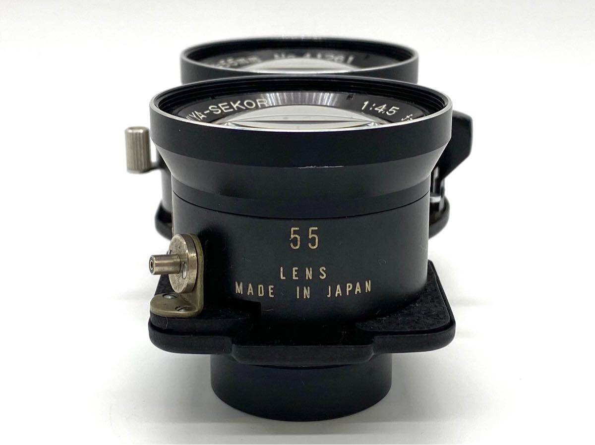 【9A10】1円スタート MAMIYA SEKOR LENS 55mm 1:4.5 f=55mm マミヤ セコール レンズ 二眼レフ カメラ　